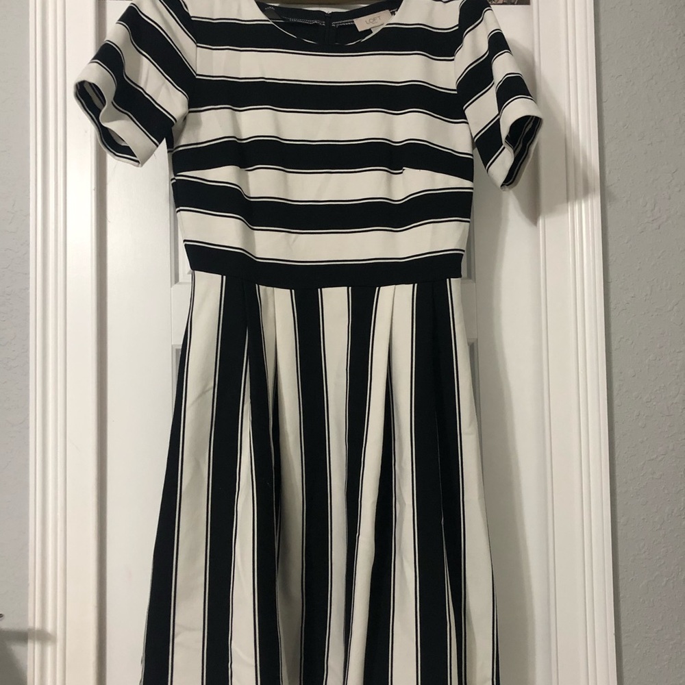 Loft striped dress